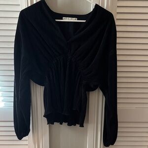 Abercrombie & Fitch Pleated Blouse